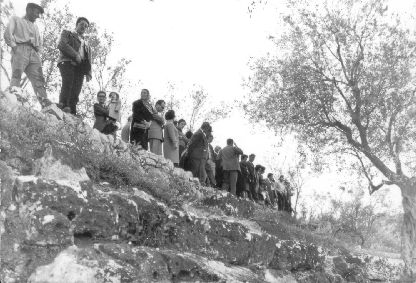 Visita dei soci al muro megalitico del III-II sec. a.C. (25 aprile)